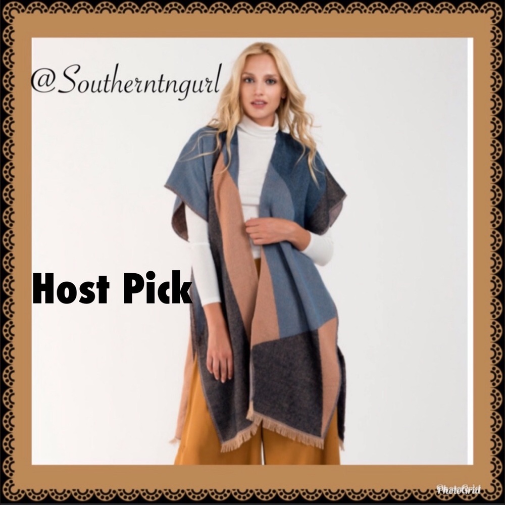 ⭐️NIB ⭐️Boho Geometric Asymmetrical Wrap